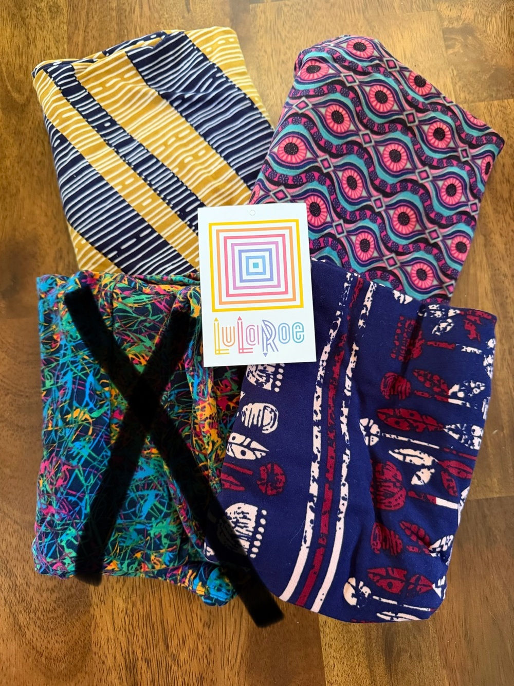 LuLaRoe leggings  - Multicolor Print Pack
3 pairs